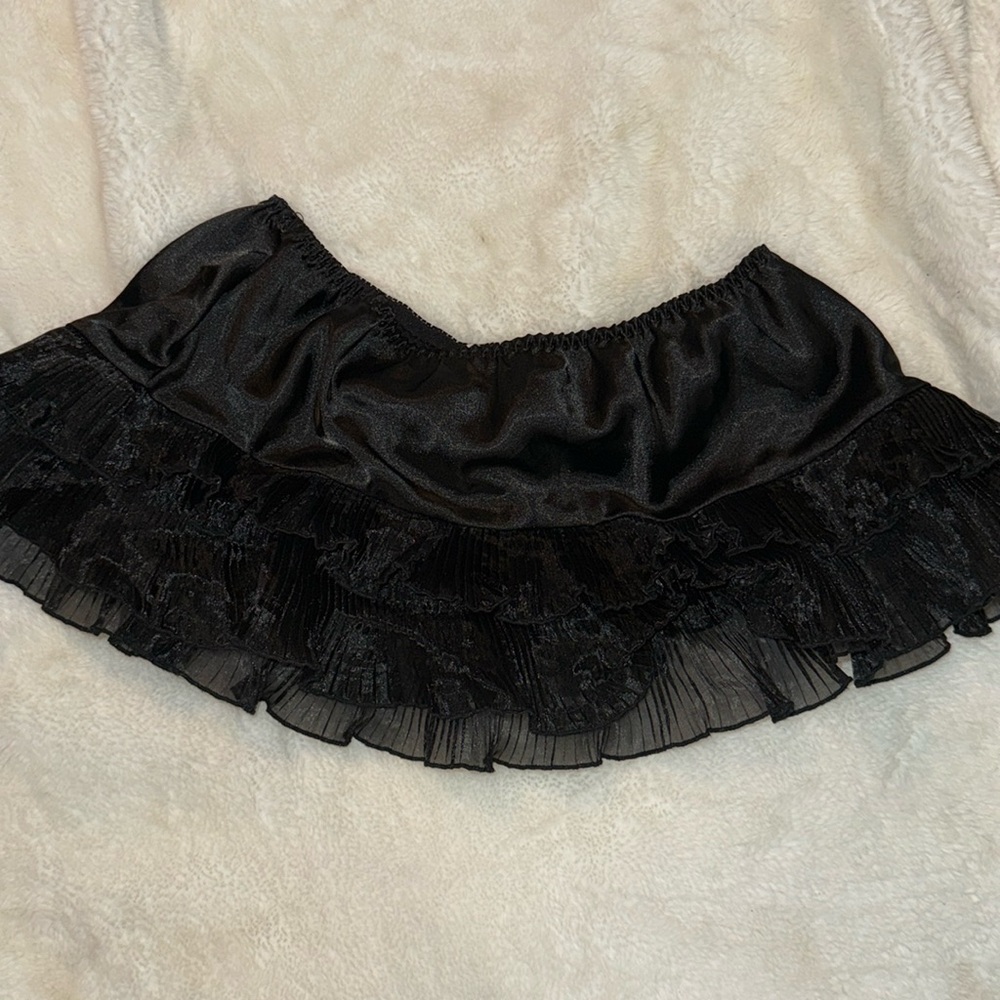 Satin  sexy skirt